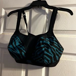 Zebra sports bra